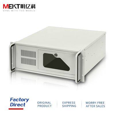 4U industrial control chassis embedded industrial control host low-power Windows fanless computer