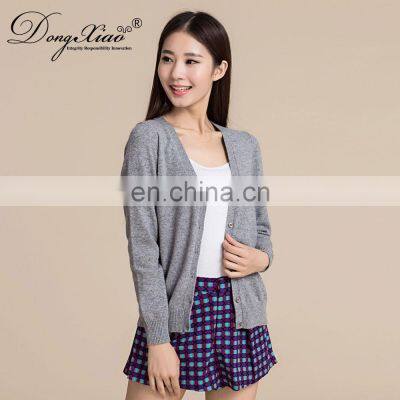 Fashion Korean Women Sweater Lightweight Zipper Women's Cashmere Sweater Cardigan photo-4