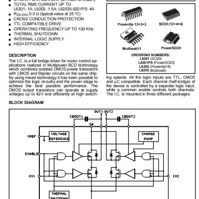 L6203 ZIP11 DMOS Full Bridge Drive ST Original Stock