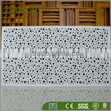 Acoustic decorative wall paneling interior