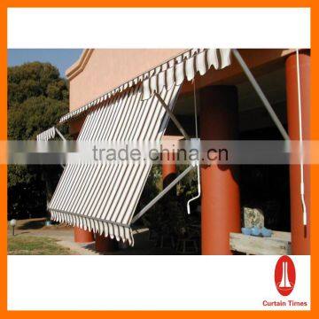 Automatic outdoor folding awning/motorized folding awning