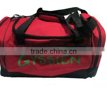 600D High quality fabric for red Sport bag