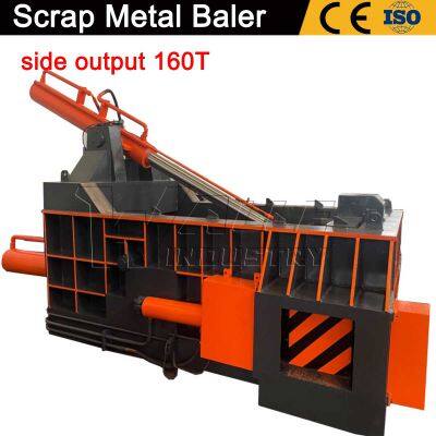 Woven Bags Cardboard Baler Machine Scrap Steel Recycling Baling Equipment