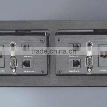 AirSupported Electric Multi-functional Hidden Wall Socket with USB Hub