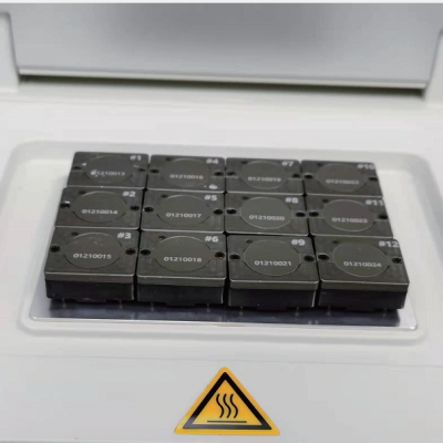 digital PCR instrument temperature calibration device