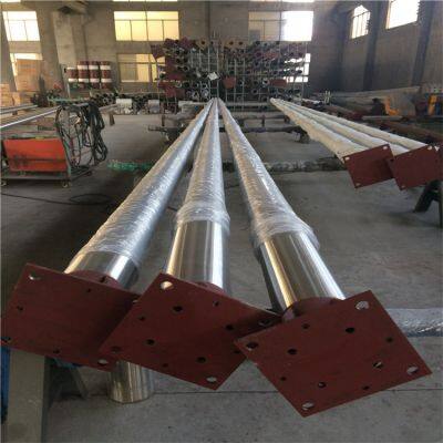 Outdoor 304/201 Stainless Steel Elevating Flagpoles for Companies, Engineering Project Departments, Schools, and Construction Sites 8-20 Meters &