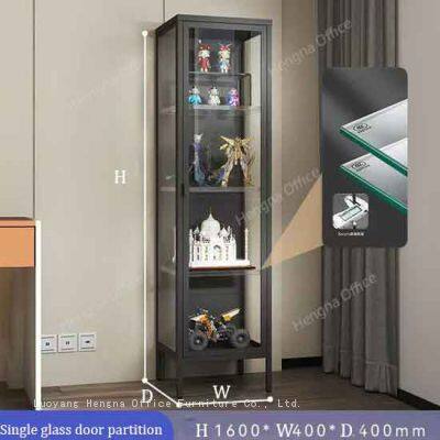 High Grade Contemporary Tall Glass Display Shelf With Power Cord Reserve for DIY External LED Upgrade- Manufacturer for Canada photo-2