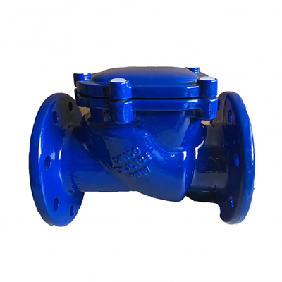 DN40-DN350 PN16 Cast Ductile Iron GGG50 Lift Ball Check Valve Flange Soft Seal Non Return Check Valve Price photo-2