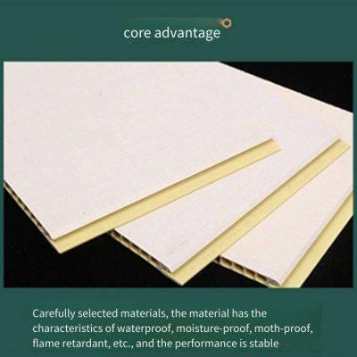 Xindishu Bamboo and Wood Fiber 600mm Integrated Wall Panels, Light Luxury, Environment-friendly and Quick-installation Wall Panels photo-2