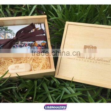 Handmade Feature and Accept Custom Order Gift Use Wooden Food Packaging Box