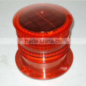 Red Waterproof Solar Flashing Warning Light ( Airport,Coast,Beacon,Yacht,Ship,Buoy)