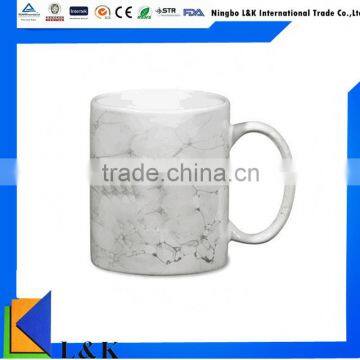 creative marble cup/marble designed custom ceramic mug