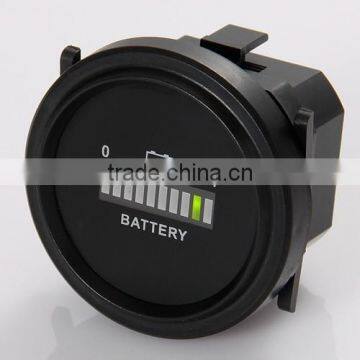 Round Battery Indicator for Electric Vehicle Truck Forklift