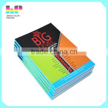 2015 Hot Sale Books Printing Perfect Binding Text Book Embossed Book Cover