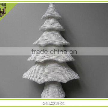 white outdoor artificial christmas tree