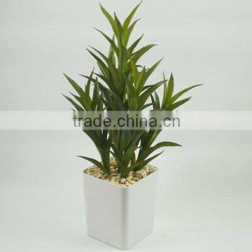 High nature artificial evergreen grass bonsai wholesale