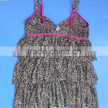 Leopard Printed Mesh Lingerie photo-6
