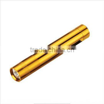 Gold Aluminum Alloy Flashlight