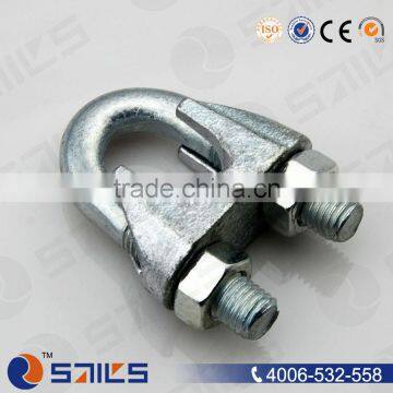 hot sale electro galvanized malleable cast iron wire rope clip