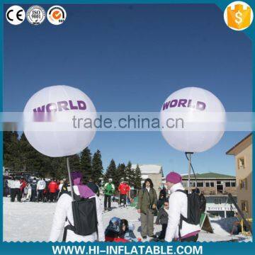 backpack balloon/inflatable backpack balloon/inflatable advertising balloon