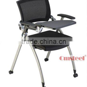 Office Training Chair Furniture Conference Chair With Writing Tablet