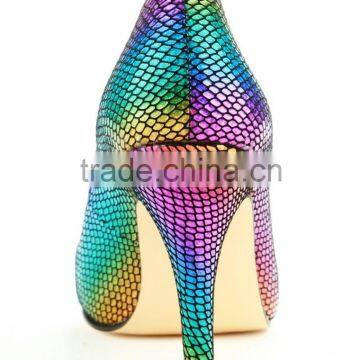 Hot Design Italian Women High Heel Dress Shoes All Kinds of Women High Heel Shoes Colorful Shoes for Women photo-3