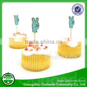 Custom Shape & Printing Paper Promotion Flag toothpick pick