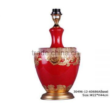 China Ceramic Table Lamp in Red photo-5