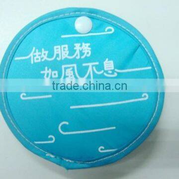 Customized Full-color Printing 190T Nylon Folding Frisbee For Children Beach Sport