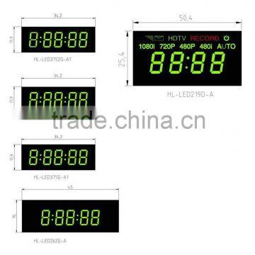 0.56" 5 digit yellow green color seven segment led number display for timer