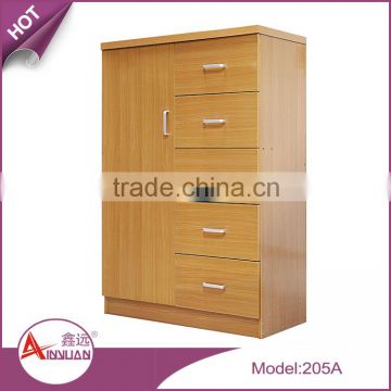 Foshan living room cabinets storage clothes low price 5 layers babies multi wood drawer cabinet