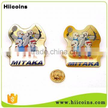 Wholesale Cheap Price Metal Offset Printed Lapel Pin Badge