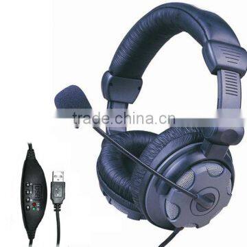 Digital Sound USB Headset for Multimedia USB-324N