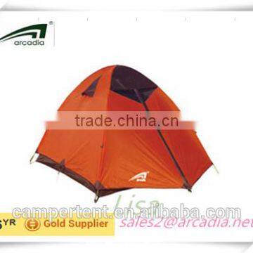 2014 Newest Factory High Quality 3 Person double Layer Outdoor Camping Tent