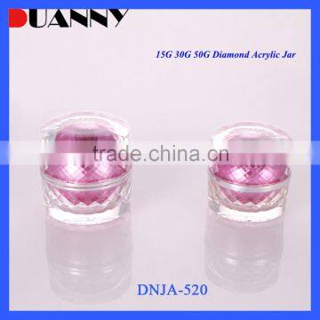 30Ml 50Ml Luxury Acrylic Plastic Cosmetic Packaging Jar For Cream