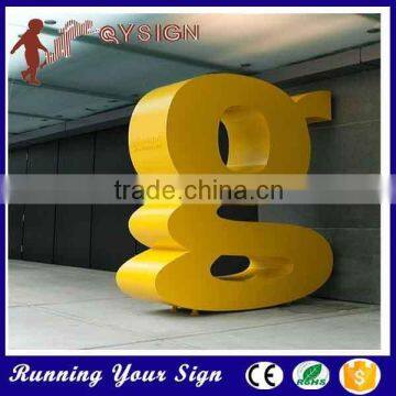 best quality usage direction metal gaint letter