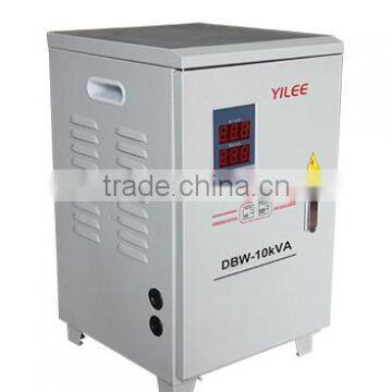 DBW easy installation 10kva single phases electric current fully automatic compensated voltage stabilizer