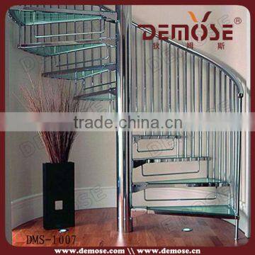 removalble stair handrail spiral stylish