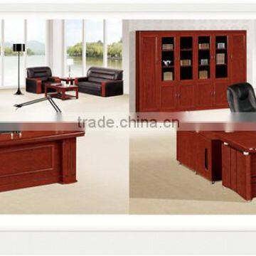 Walnut wood modern executive desk