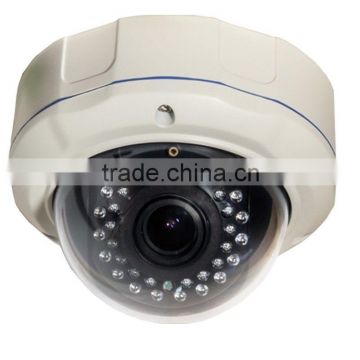 POE 720p 1mp ip vandal proof cctv camera dome with 2.8-12mm lens p2p ONVIF