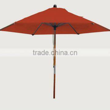 BLACK ERD wooden garden umbrella outdoor umbrella Windproof polyester