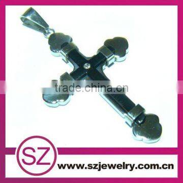 Wholesale fashion cross stainless steel chain necklaces