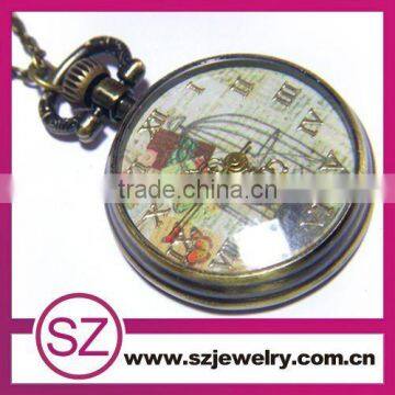 2016 Alibaba Express Fashion New Design Quartz Modern Pocket Watch