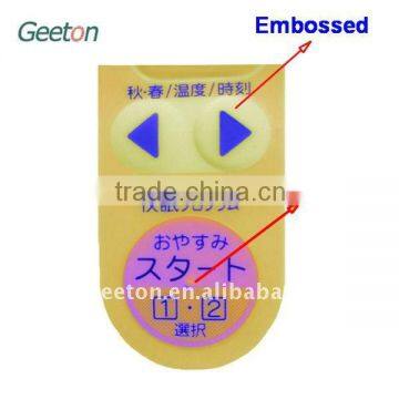 Punched Rice Cooker Front Panel Overlay With Touch Spot