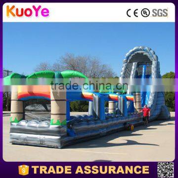 27' Tall Roaring River inflatable Wet/Dry Slide