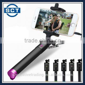 Mini Extendable Wired Selfie Stick Monopod