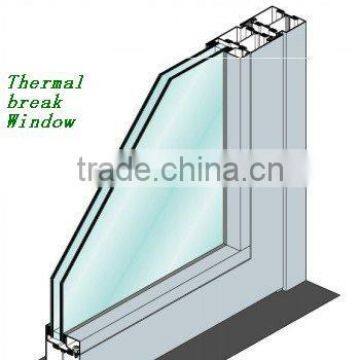 Thermal break Aluminum Glass Window