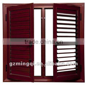 Adjustable aluminum window louver