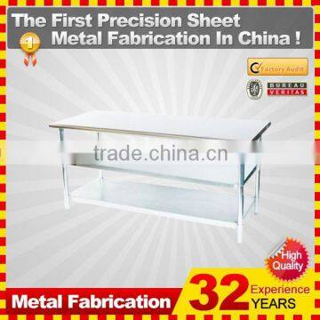 kindle 2014 new professional customized galvanized folding 4 drawer metal desk