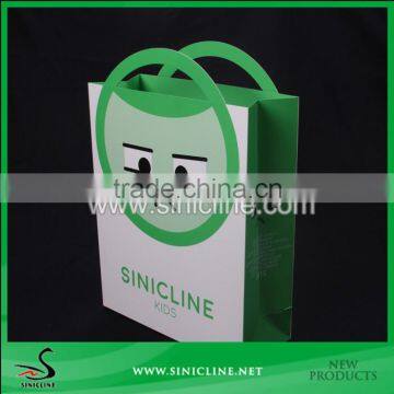 Sinicline Factory Design Cute Paper Kids Bag With Facial Expressions Printed photo-2